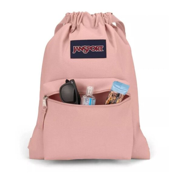 JanSport Drawstring Bag (Pink) - Picture 2 of 4